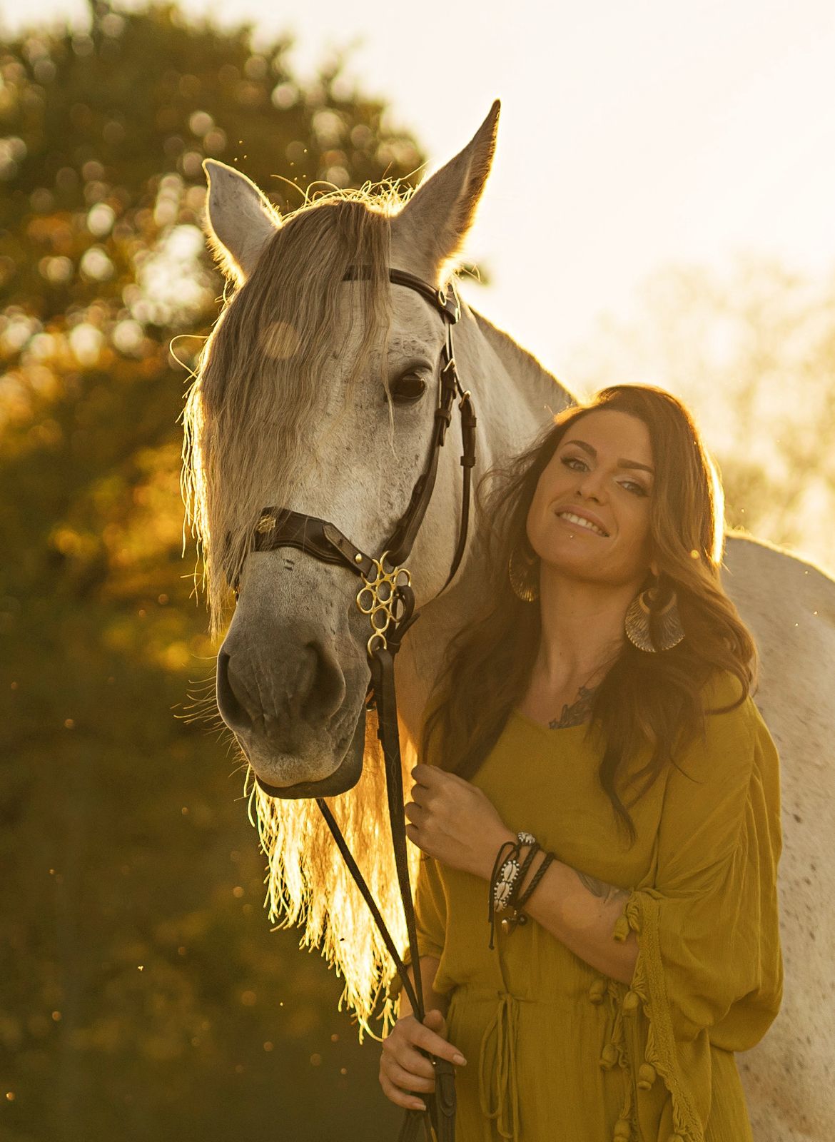 Jasmin mit Pferd